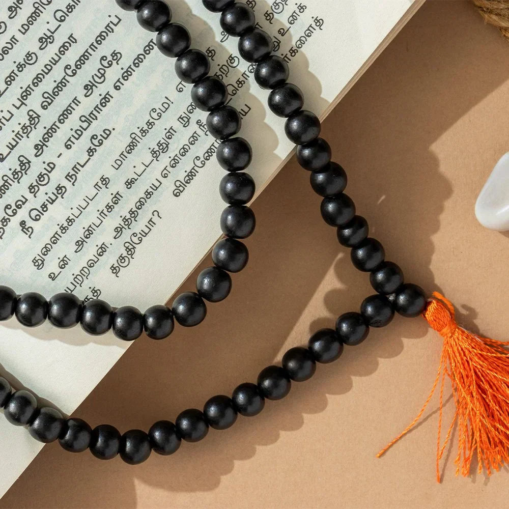 Original Karungali Malai 108-Beads & Karungali Malai Bracelet Combo